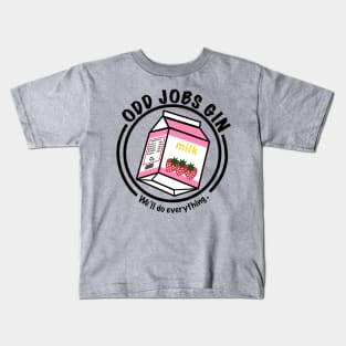 Strawberry Milk Odd Jobs Gin Kids T-Shirt